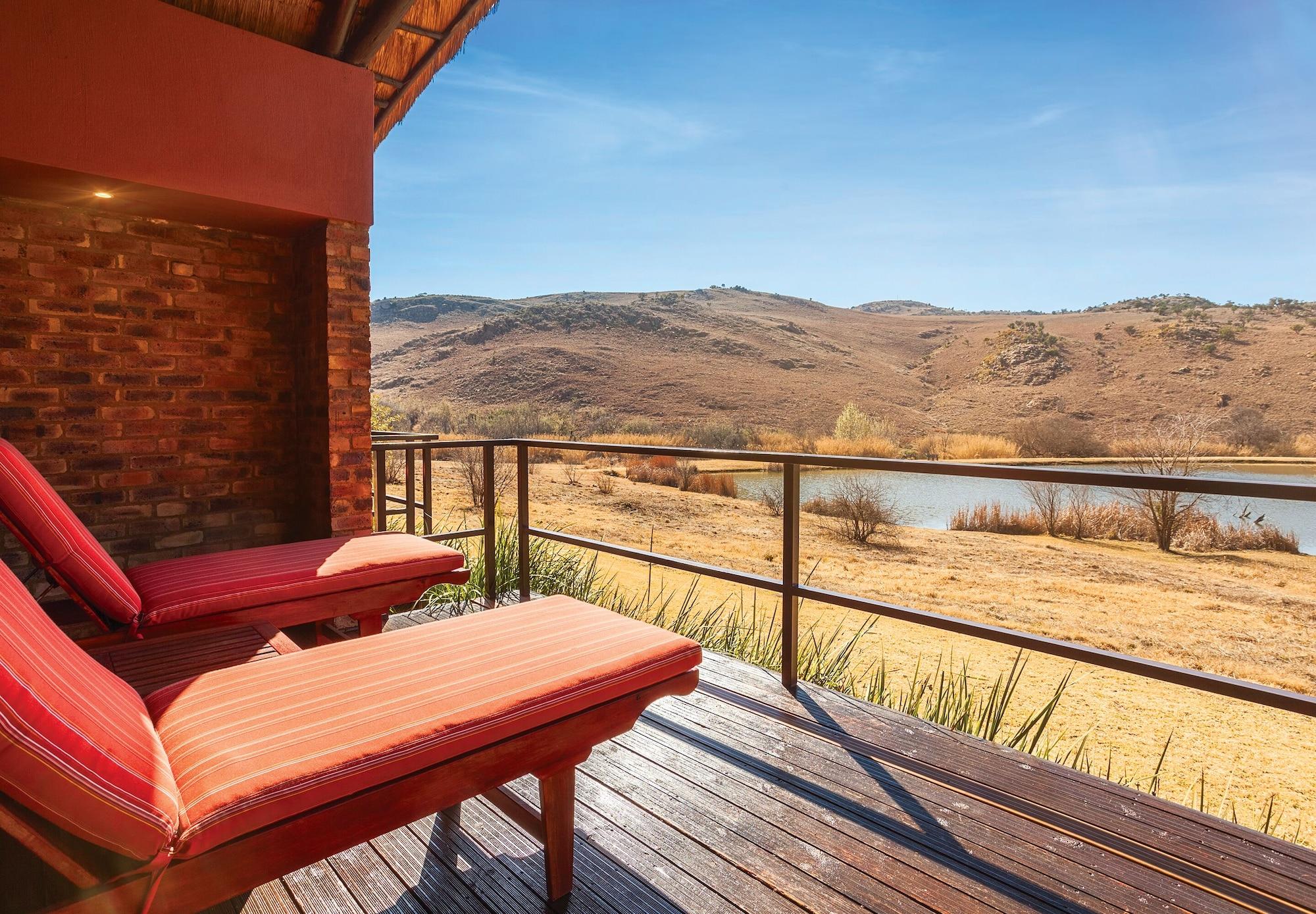 Kloofzicht Lodge & Spa Крюгерсдорп Экстерьер фото View from the deck of a suite at the Tswalu Kalahari Reserve